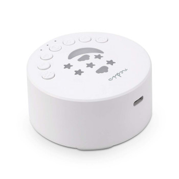 SLAD200WT White noise machine | 18 sound options | 1 w | maximale batterijduur: 18 uur | dimbaar licht | tijds Product foto