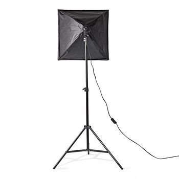 SLKT10BK Lampenset voor fotostudio | 70 w | 5500 k | 4000 lm | werk hoogte: 60-180 cm | inclusief lampen: 2 | Product foto