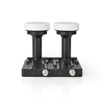 SLNBTM60BK Lnb | twin monoblock 6° | outputs: 2x f-connector | ruisbereik: 0.85 db | conversiewinst: 52 - 