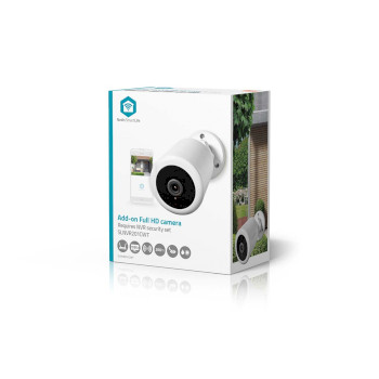 SLNVRC01CWT Smartlife draadloos camerasysteem | extra camera | full hd 1080p | ip65 | nachtzicht | wit Verpakking foto