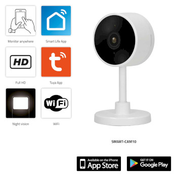 SMART-CAM10 Smart-cam10 smart wi-fi camera ip-camera geschikt voor domotica