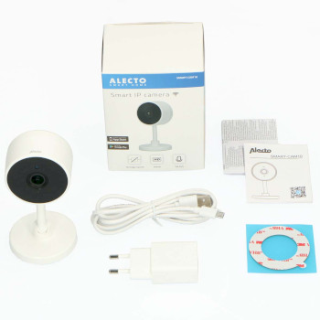 SMART-CAM10 Smart-cam10 smart wi-fi camera ip-camera geschikt voor domotica Inhoud verpakking foto