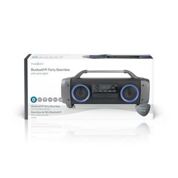 SPBB300BK Bluetooth® party boombox | 12 hrs | 2.2 | 60 w | media afspeelmogelijkheden: aux / micro-sd / r  foto
