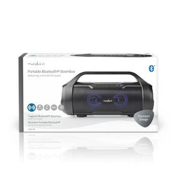 SPBB310BK Bluetooth® party boombox | 6 uur | 2.0 | 120 w | media afspeelmogelijkheden: aux / micro-sd / u  foto