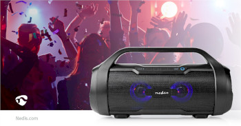 SPBB310BK Bluetooth® party boombox | 6 uur | 2.0 | 120 w | media afspeelmogelijkheden: aux / micro-sd / u Product foto