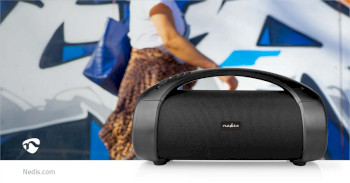 SPBB315BK Bluetooth® party boombox | 6 uur | 2.0 | 50 w | media afspeelmogelijkheden: aux / usb | ipx5 |  Product foto