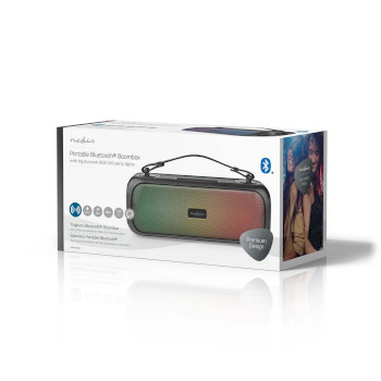 SPBB316BK Bluetooth® party boombox | 4.5 uur | 2.0 | 45 w | media afspeelmogelijkheden: aux / usb | ipx5  Verpakking foto