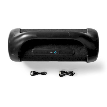 SPBB340BK Bluetooth® party boombox | 9.5 uur | 2.1 | 120 w | media afspeelmogelijkheden: aux / usb | ipx5 Inhoud verpakking foto