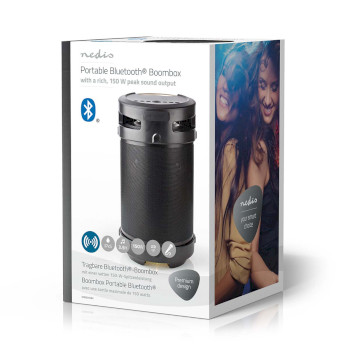 SPBB350BK Bluetooth® party boombox | 3.5 uur | 4.1 | 210 w | media afspeelmogelijkheden: aux / usb | ipx5 Verpakking foto