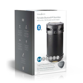 SPBB350BK Bluetooth® party boombox | 3.5 uur | 4.1 | 210 w | media afspeelmogelijkheden: aux / usb | ipx5 Verpakking foto