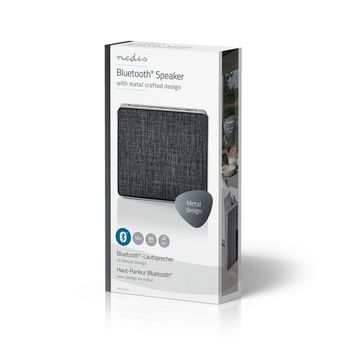 SPBT1002GY Bluetooth®-speaker | maximale batterijduur: 4 uur | handheld ontwerp | 15 w | stereo | ingebouw Verpakking foto