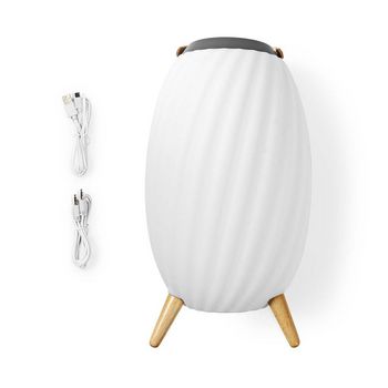 SPBT35805WT Bluetooth® speaker met sfeerverlichting | 6 uur | ambiance design | 60 w | mono | rgb / warm wi Inhoud verpakking foto