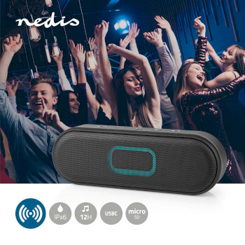 SPBT3600BK Bluetooth®-speaker | maximale batterijduur: 12 uur | handheld ontwerp | 16 w | stereo | ingebou Product foto