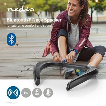 SPBT5010BK Bluetooth®-speaker | maximale batterijduur: 6 uur | nek ontwerp | 9 w | stereo | ingebouwde mic Product foto