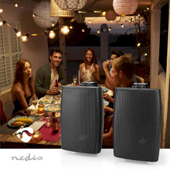 SPBT6100BK Bluetooth®-speaker | ambiance design | 180 w | stereo | ipx5 | zwart Product foto