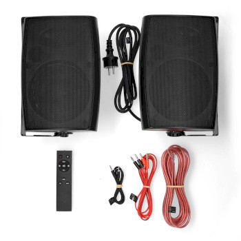 SPBT6100BK Bluetooth®-speaker | ambiance design | 180 w | stereo | ipx5 | zwart Inhoud verpakking foto
