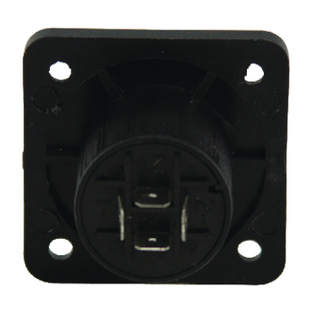 SPK-4CS Connector speaker 4-pin female pvc zwart Product foto