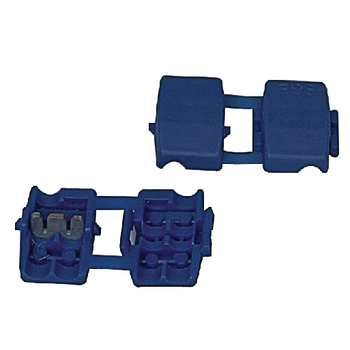 SPLICE-BLUE Audiocomponent snap-on connector