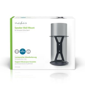 SPMT3000BK Speakerbeugel | geschikt voor: amazon echo gen1 | wand | 1.5 kg | vast | staal | zwart Verpakking foto