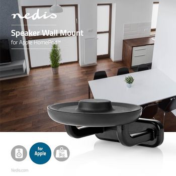 SPMT6100BK Speaker wall mount | apple homepod | max. 3 kg | vast Product foto
