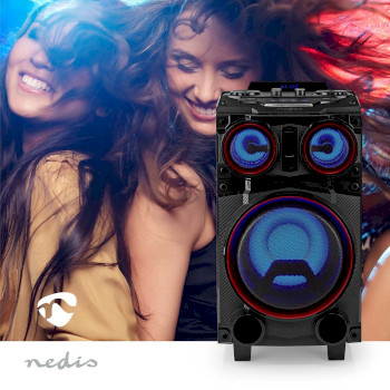 SPPT800BK Bluetooth® party speaker | maximale batterijduur: 6.5 uur | 120 w | handgreep | feestverlichtin Product foto