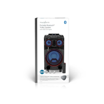 SPPT800BK Bluetooth® party speaker | maximale batterijduur: 6.5 uur | 120 w | handgreep | feestverlichtin  foto