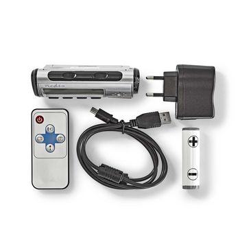 SPYCCL10CSR Klok met geïntegreerde camera | 720x480 video | afstandsbediening | oplaadbaar Inhoud verpakking foto