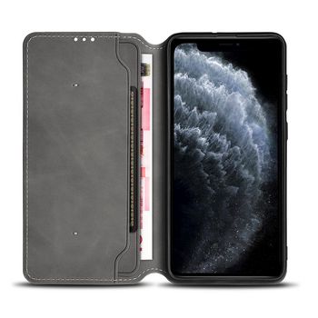 SSW20007BK Soft wallet book voor apple iphone 11 pro | zwart Product foto