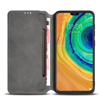 SSW30016BK Smartphone wallet book | gebruikt voor: huawei | huawei mate 30 | geschikt voor 8 kaarten | zwart |  Product foto