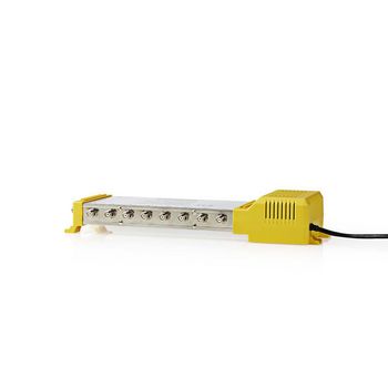 SSWI900YW Multiswitch | input: 1x terrestrial f-connector female / 4x satelliet f-connector female | output: f Product foto