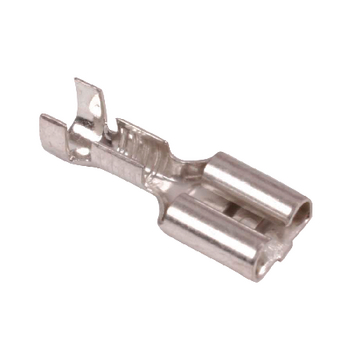 ST-465 Connector fast on 6.3 mm female zilver