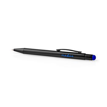 STYLB107BK Stylus pen | gebruikt voor: smartphone / tablet | rubberen tip | 7 stuks | met clip | balpen | zwart Product foto