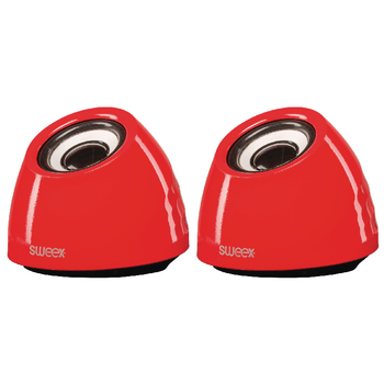 SW20SPS100RD Speaker 2.0 usb 3.5 mm 6 w rood Product foto