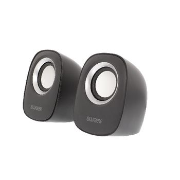 SW20SPS110BL Speaker 2.0 bedraad 4 w zwart/zilver Product foto