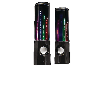 SW20WDSPS100BL Speaker usb 3.5 mm 6 w zwart/transparant Product foto