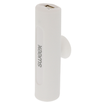 SW2500PB001WH Draagbare powerbank lithium-ion 2500 mah usb wit Product foto