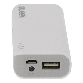 SW4000PB002WH Draagbare powerbank lithium-ion 4000 mah usb wit Product foto