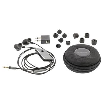 SWANCHS100GY Headset anc (active noise cancelling) in-ear 3.5 mm bedraad ingebouwde microfoon 1.2 m antraciet/zwa Inhoud verpakking foto