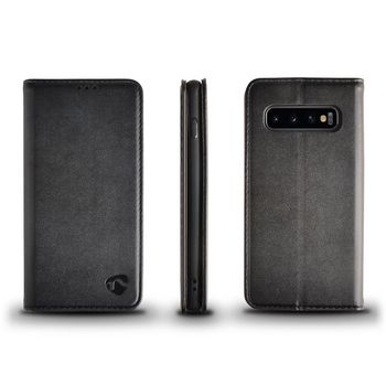SWB10017BK Smartphone wallet book | gebruikt voor: samsung | samsung galaxy s10 | geschikt voor 1 kaart | zwart Product foto