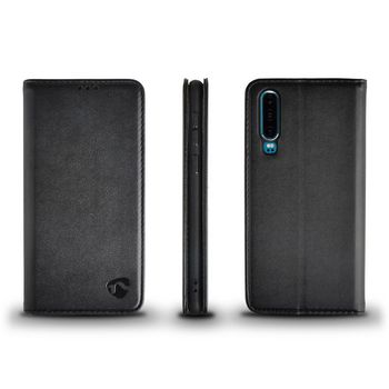 SWB30018BK Smartphone wallet book | gebruikt voor: huawei | huawei p30 | geschikt voor 1 kaart | zwart | pu / t Product foto