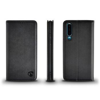 SWB30018BK Smartphone wallet book | gebruikt voor: huawei | huawei p30 | geschikt voor 1 kaart | zwart | pu / t Product foto