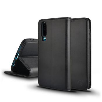 SWB30018BK Smartphone wallet book | gebruikt voor: huawei | huawei p30 | geschikt voor 1 kaart | zwart | pu / t Product foto