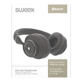 SWBTANCHS200BK Headset bluetooth / anc (active noise cancelling) over-ear ingebouwde microfoon 1.2 m zwart/zilver Verpakking foto