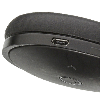 SWBTHS100BL Headset on-ear bluetooth ingebouwde microfoon zwart In gebruik foto