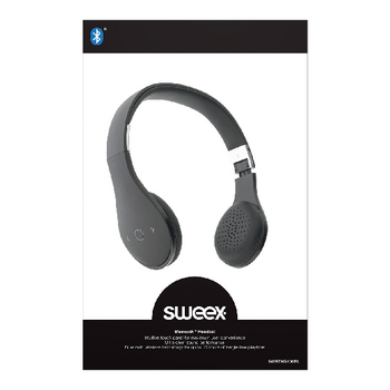 SWBTHS100BL Headset on-ear bluetooth ingebouwde microfoon zwart Verpakking foto