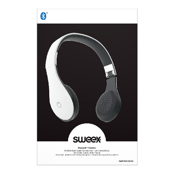 SWBTHS100WH Headset on-ear bluetooth ingebouwde microfoon wit Verpakking foto