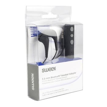 SWBTHSRCVR100 Draagbaar bluetooth headset-adapter 3.5 mm Verpakking foto