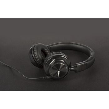 SWHP200B Hoofdtelefoon on-ear 1.20 m zwart In gebruik foto