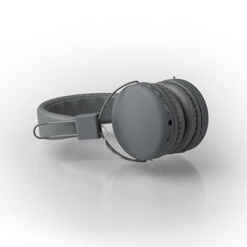 SWHPBT100G Hoofdtelefoon on-ear bluetooth 1.00 m grijs In gebruik foto