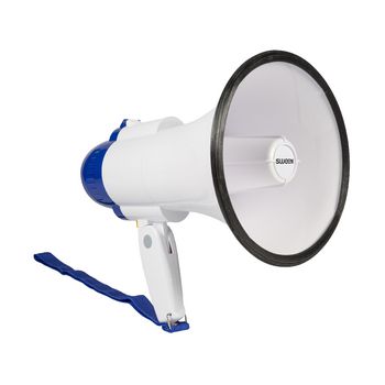 SWMEGA10 Megafoon ingebouwde microfoon wit/blauw Product foto